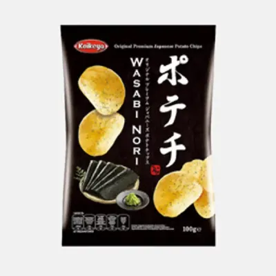 Koikeya - Potato Chips (Wasabi Nori)