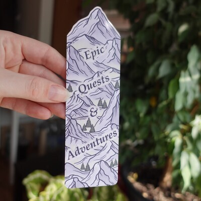 Fantasy Map Mountain Bookmark