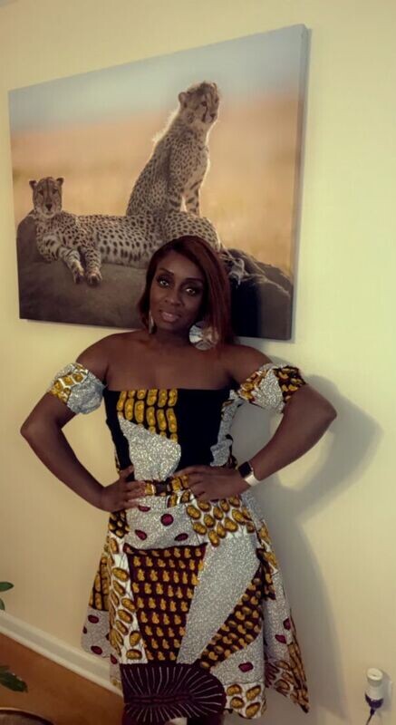 African Print Dress