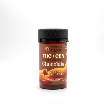 NOLA Praline Chocolate THC+CBN 8 mg Indica