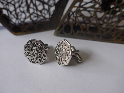 CAIRO CUFF LINKS SILVER