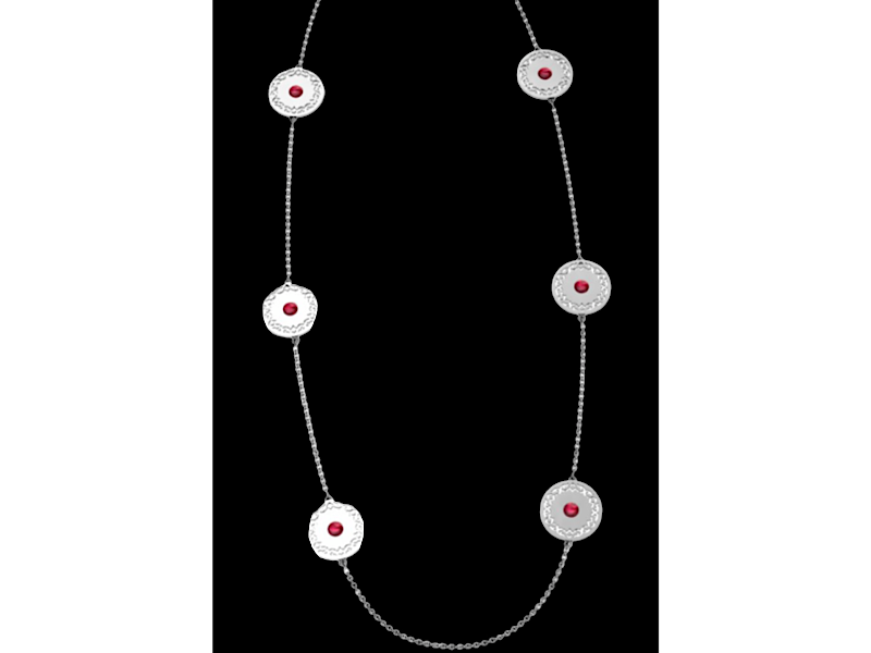 AKM Arabesque Necklace With Cabochons