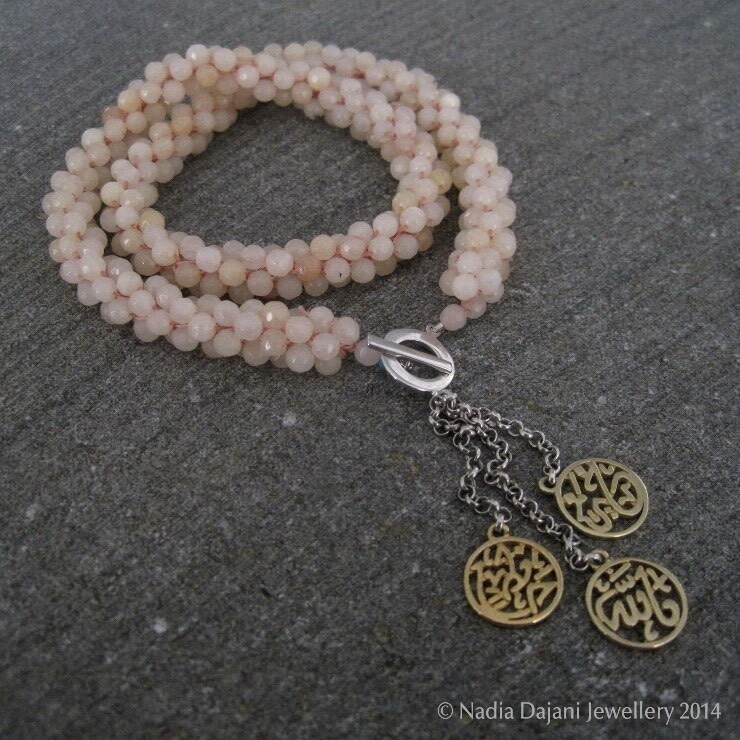 CROCHET NECKLACE WITH FALLAH KHEIR HAFETH TASSELS