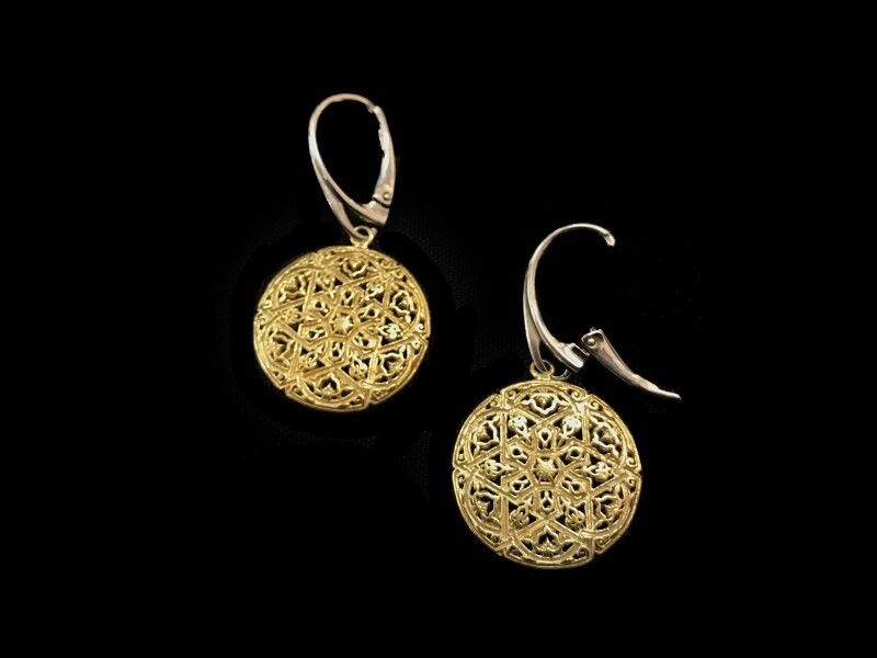 Gold Plated Andalucian Earrings