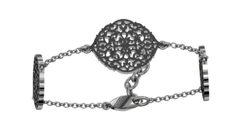 Arabesque Bracelet Silver