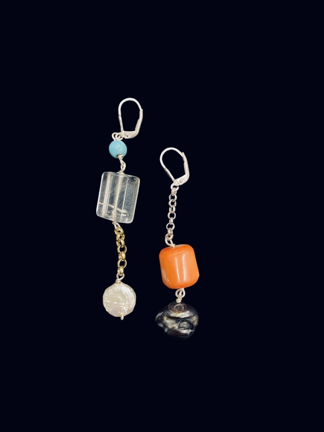 La Mer Earrings Asymmetrical
