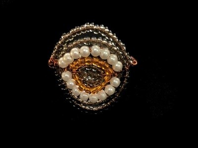 Copper eye ring
