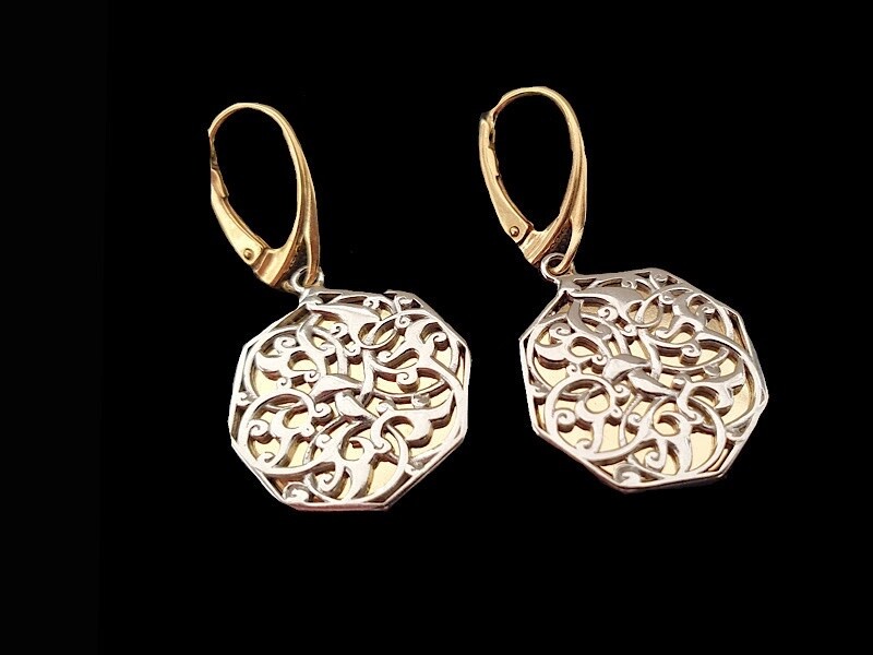 CAIRO EARRINGS WITH GP BACKING AND GP FRENCH HOOK