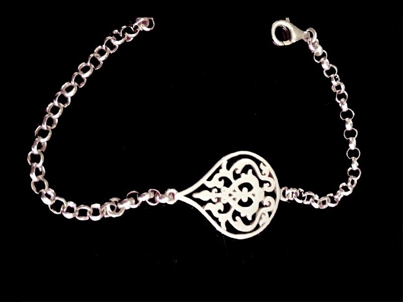 Arabesque Chain Bracelet Plain