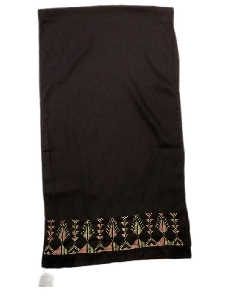 BROWN SMALL SCARF
