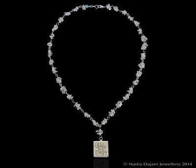 Gemstone Necklace With Magic Square