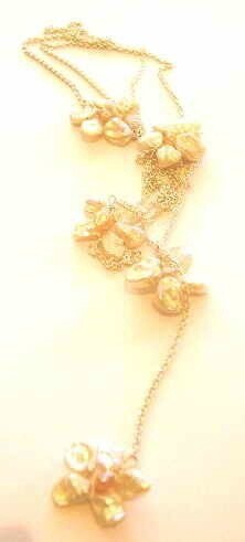 JASMINE TIE WITH PEARLS
