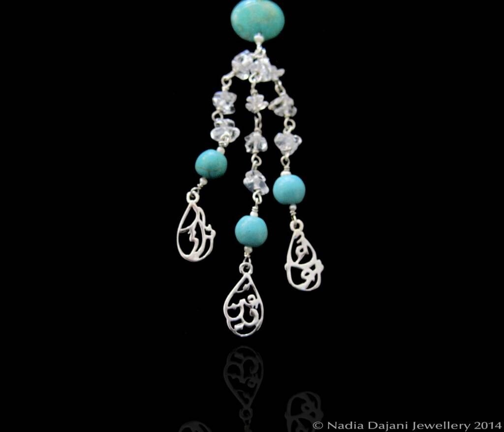 Stone Tie Necklace with Ain Rebuka Taraak