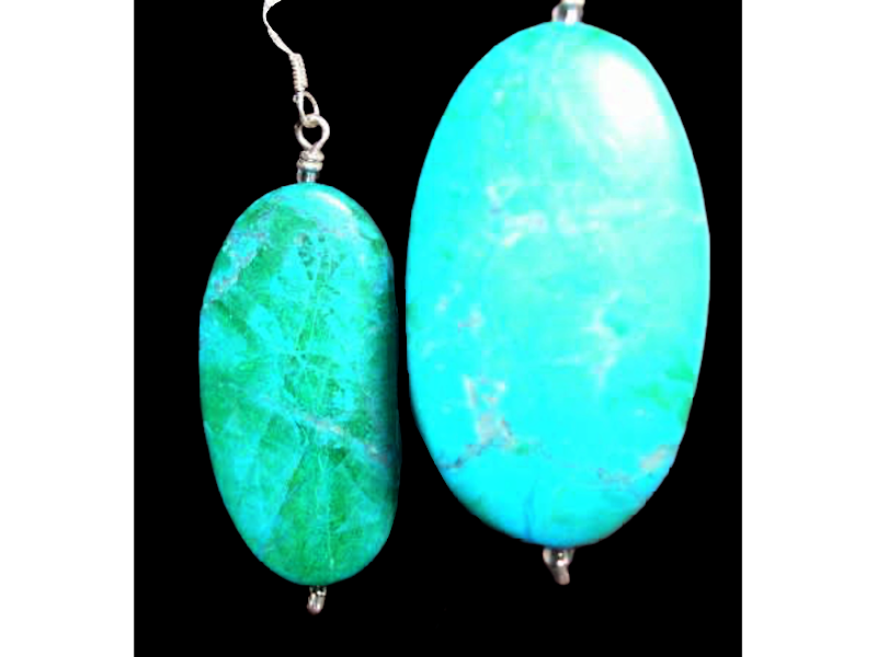 LARGE TURQUOISE EARRINGS