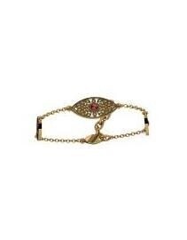 LONG OVAL GP BRACELET. SILVER CHAIN