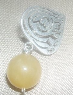 Almond Earrings With Stone