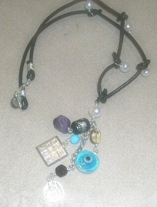 LTH NECKLACE WITH CHARM TASSEL