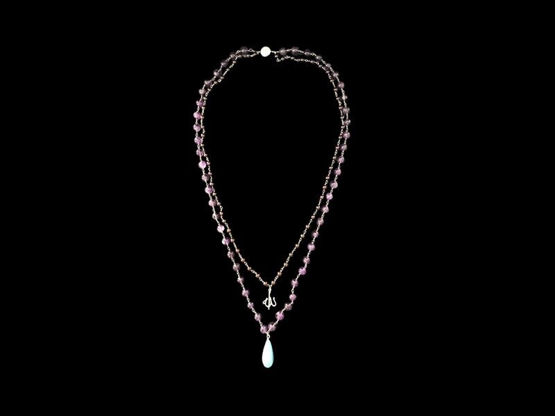 TWO ROW NECKLACE WITH ALLAH