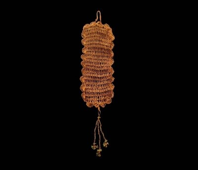 Copper lace mesh bracelet
