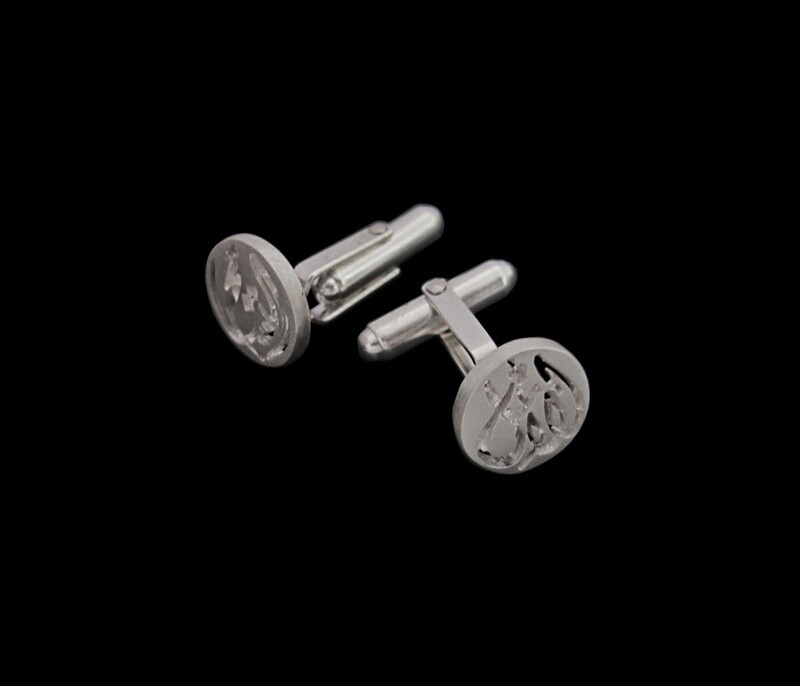 JUSTICE AND HOPE CUFF LINKS SILVER