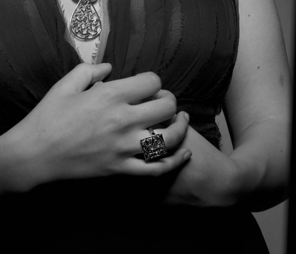 Nima Afia Silver ring with Single Band