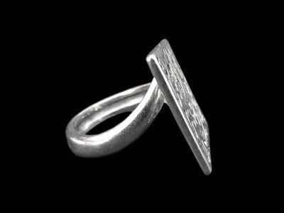 Nima Afia Silver ring with Twist Band