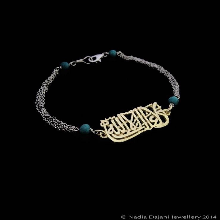 LA GHALIBA BRACELET WITH 5 ROWS OF CHAINS