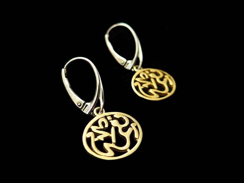 GP NIMA DAIMA EARRINGS WITH SILVER FRENCH HOOK