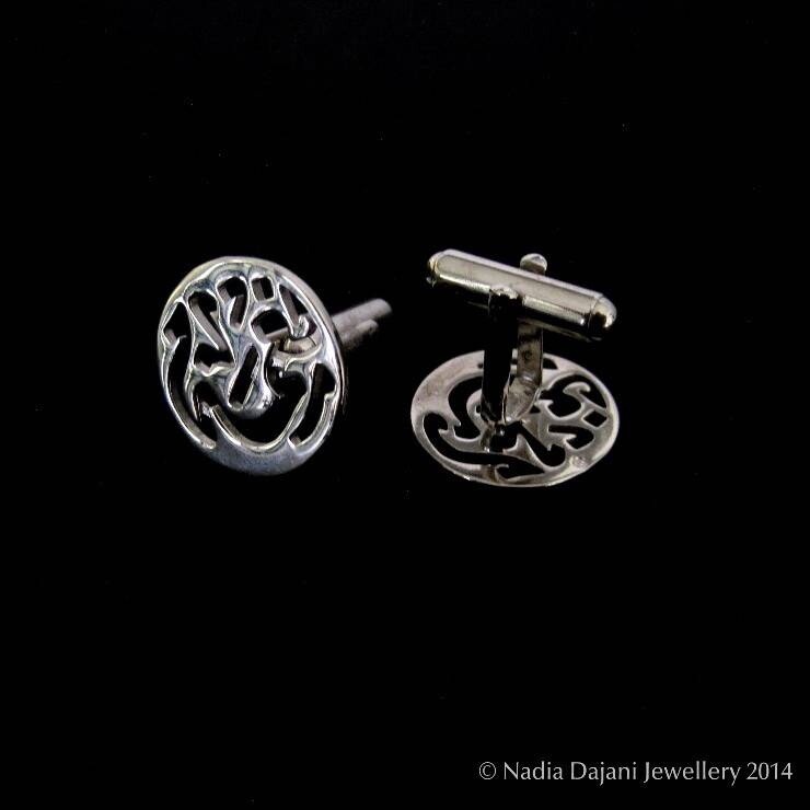 Silver Nimah Afia Cufflinks