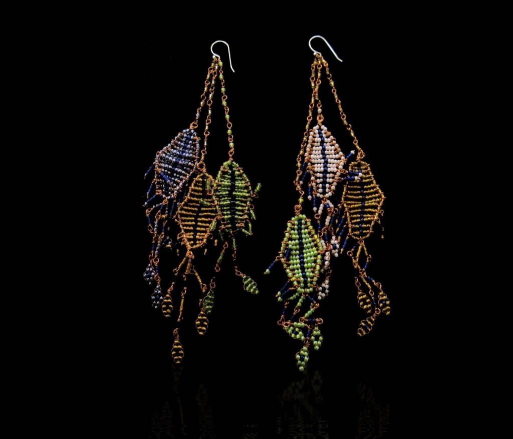 Fallahi motif earrings
