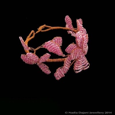 Zenobia flower bracelet