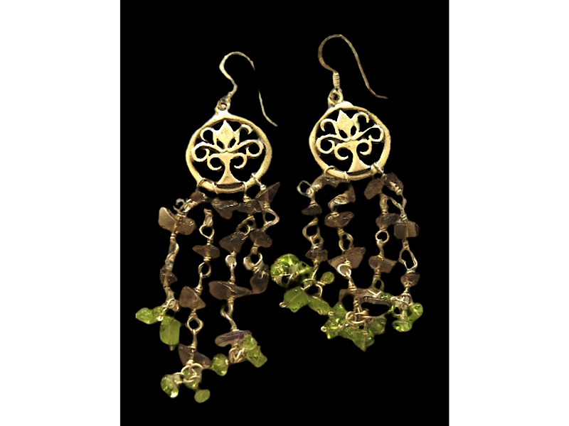 KHARANA EARRINGS WITH TASSELS