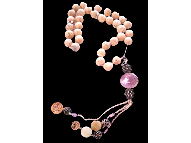 NECKLACE WITH KUNOUZ AND FANCY TASSEL