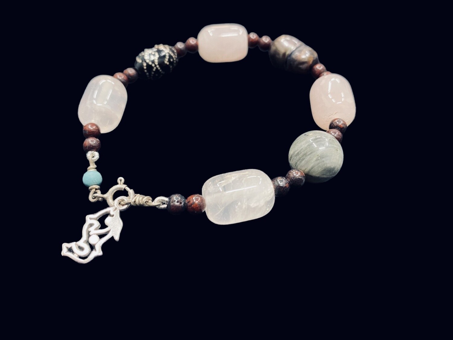 JERASH FISH BRACELET WITH GEMSTONES