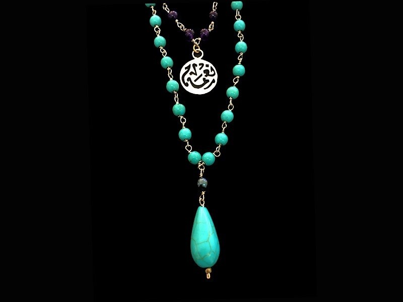 TWO ROW NECKLACE WITH NIMAH