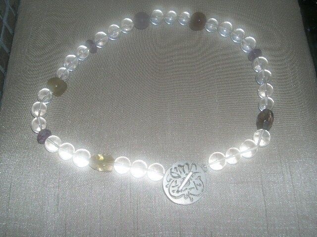 STONE MASHA ALLAH CLASP NECKLACE- STRUNG