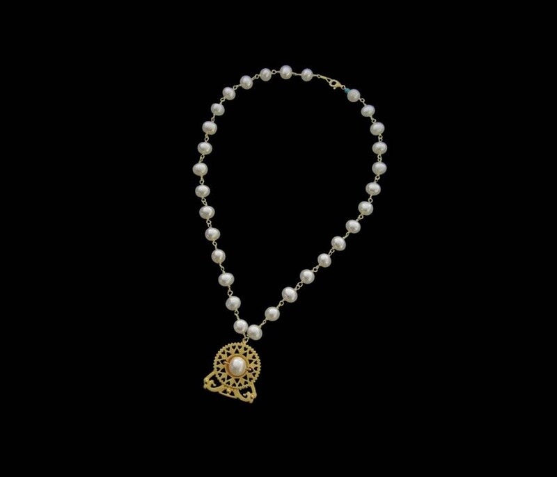 Byzantine Necklace With Pearls
