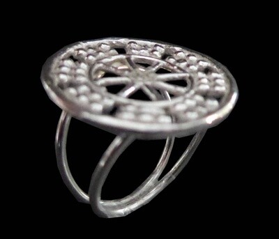 Fortune Rings Silver WHEEL OF FORTUNE RING IN SILVER