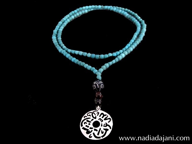 ZEIN TURQUOISE NECKLACE MASHA&#39;ALLAH