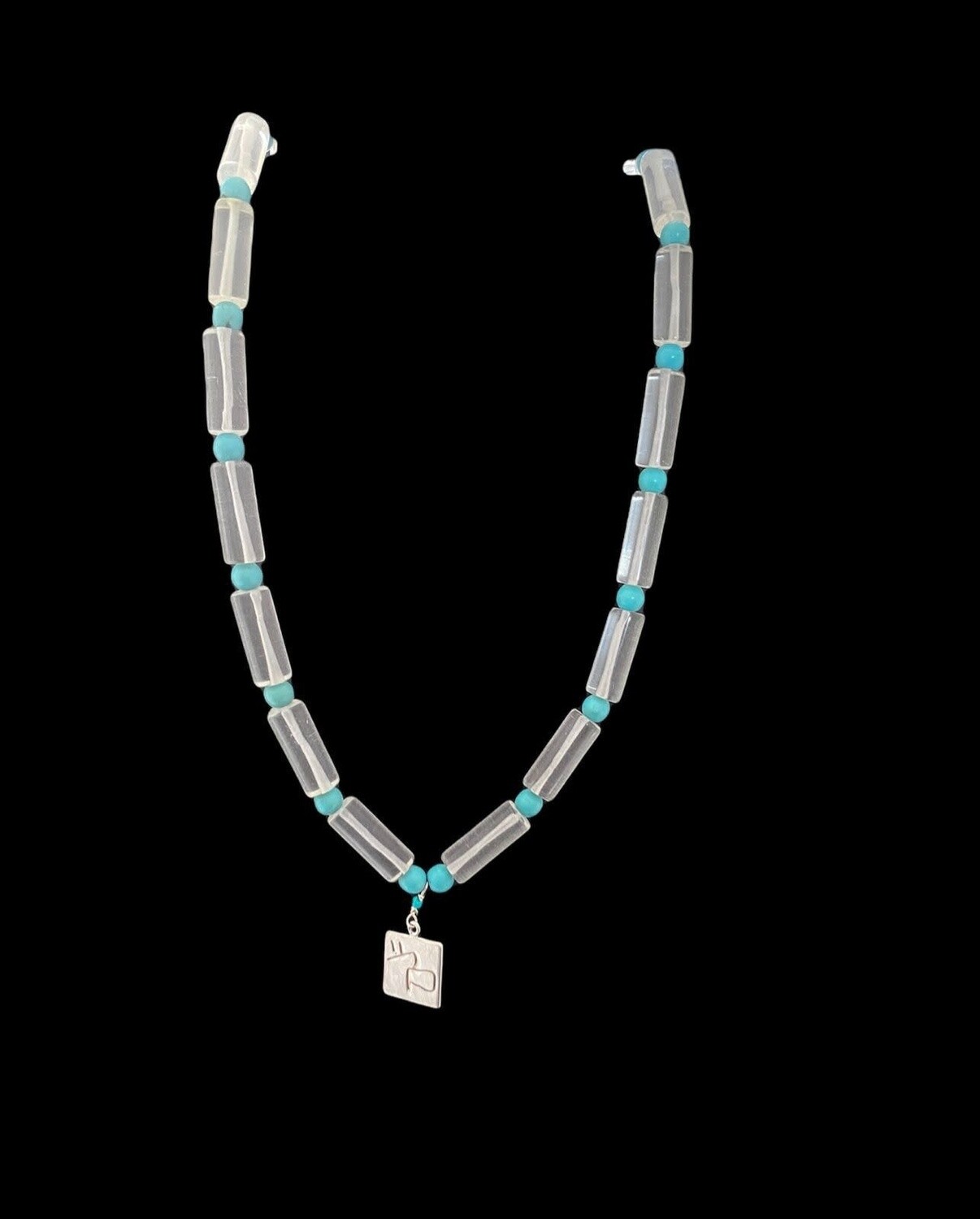 ROCK CRYSTAL NECKLACE WITH NABATEAN SCRIPT