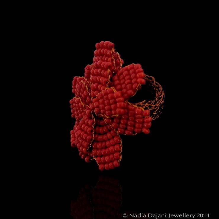 Zenobia flower ring