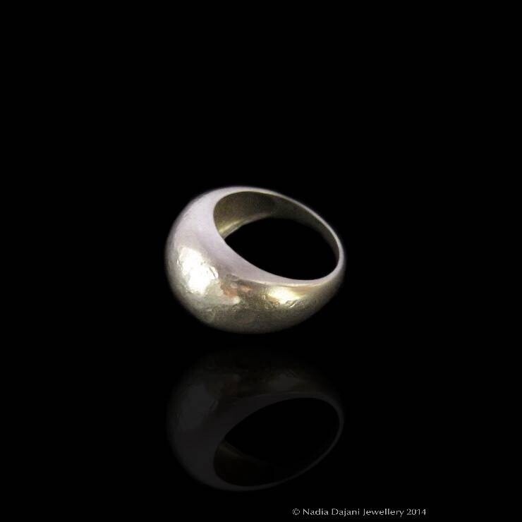 Roman Hammered silver ring