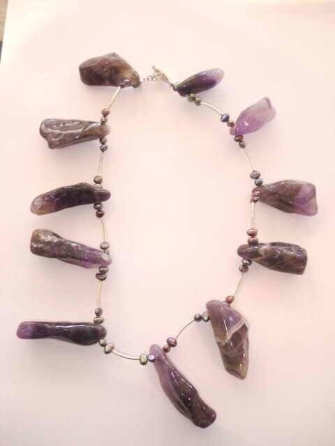 LARGE AMETHYST CHOKER