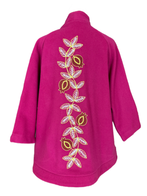 The Ottoman Round Jacket in Pink