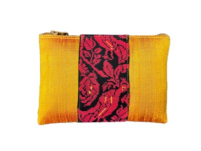 The Hand Embroidered Pouch (Small)