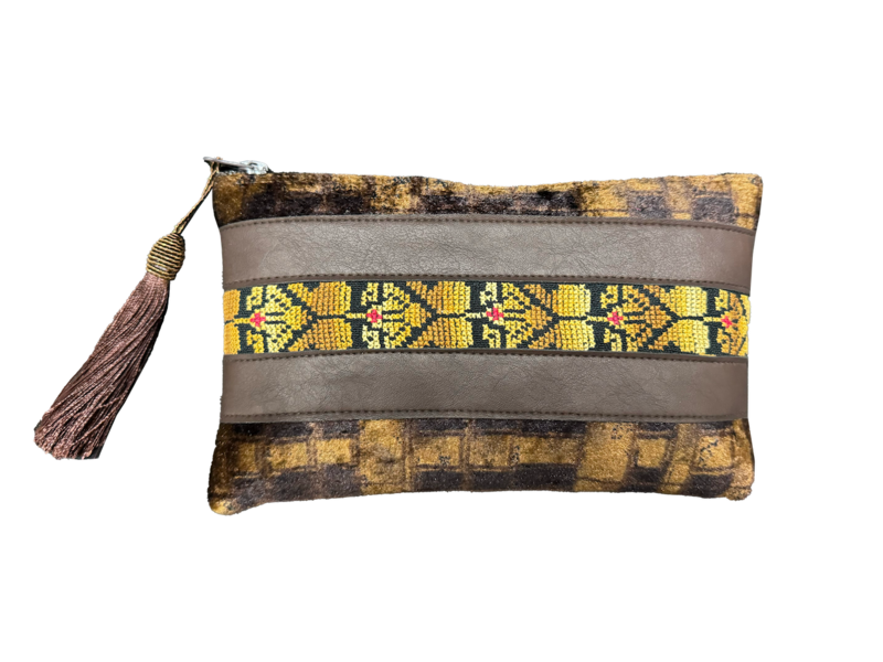 The Hand Embroidered Pouch (Medium)