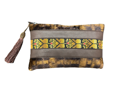 The Hand Embroidered Pouch (Medium)