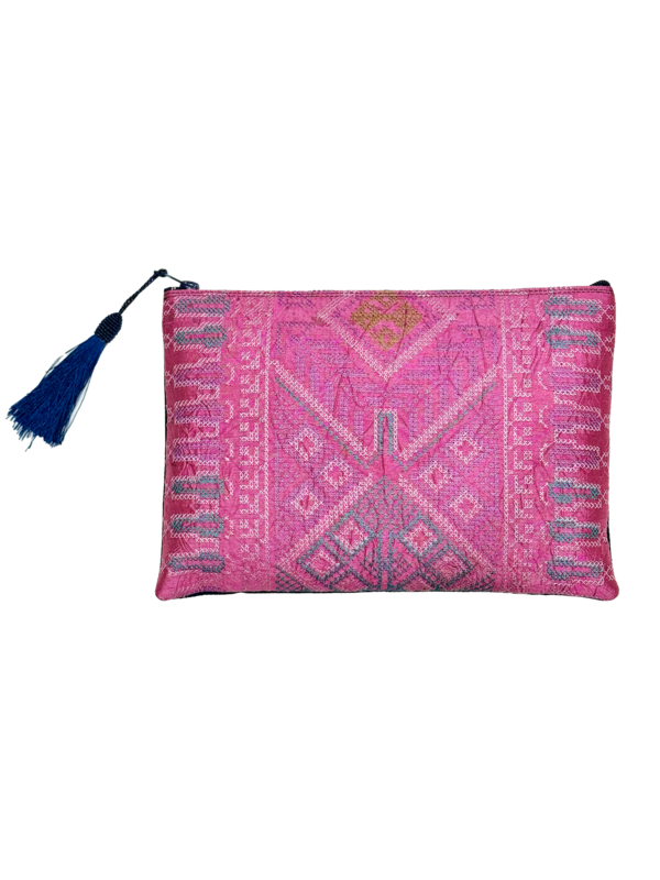 The Hand Embroidered Pouch (Large)