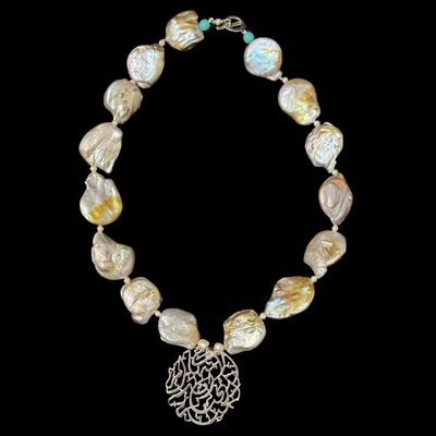 Motherhood Necklace With Large Baroque Pearls