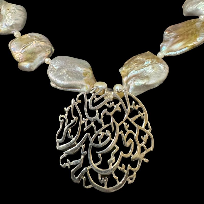 Motherhood Necklace With Large Baroque Pearls